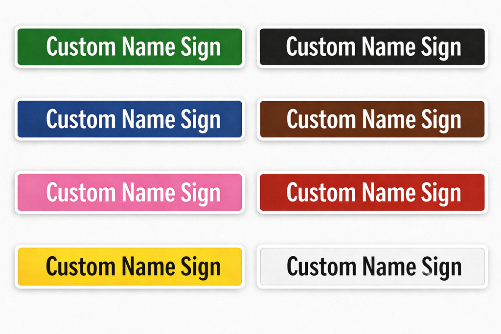 Custom Street Name Sign